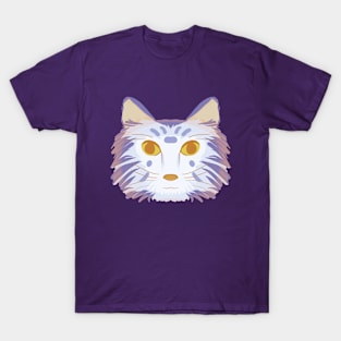 Cat Head Design Version 2 (mute colors) T-Shirt